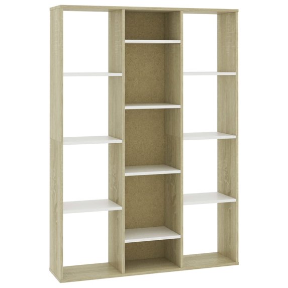 vidaXL Room Divider Display Bookshelf Bookcase for Living Room Engineered Wood