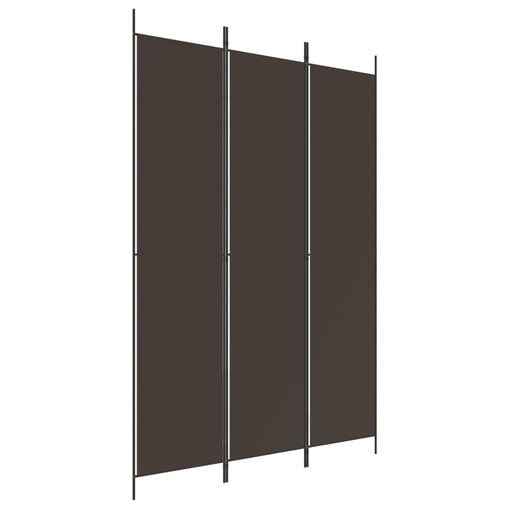 vidaXL Room Divider Folding Partition Privacy Screen for Home Office Fabric
