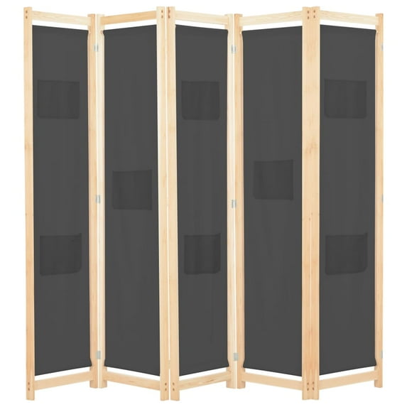 vidaXL Room Divider Folding Privacy Screen for Home Living Room Office Fabric