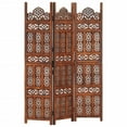 thumbnail image 1 of vidaXL Room Divider Folding Privacy Screen for Home Office Solid Wood Mango, 1 of 81