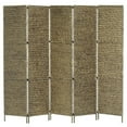 thumbnail image 1 of vidaXL Room Divider Folding Privacy Screen for Living Room Water Hyacinth, 1 of 49