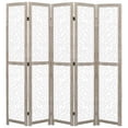 thumbnail image 1 of vidaXL Room Divider Folding Privacy Screen for Room Separation Solid Wood, 1 of 40