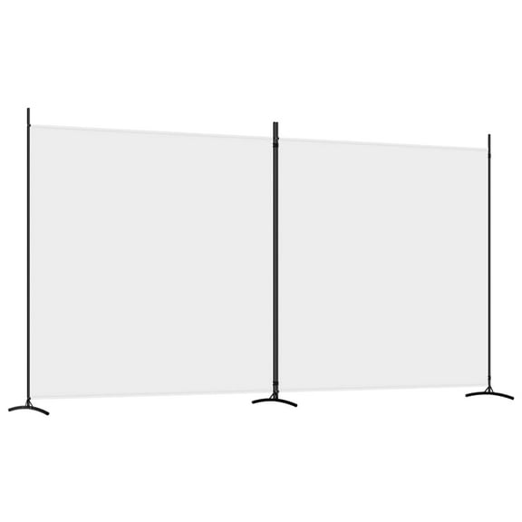 vidaXL Freestanding Folding Room Divider Fabric Privacy Screen Beige for Office