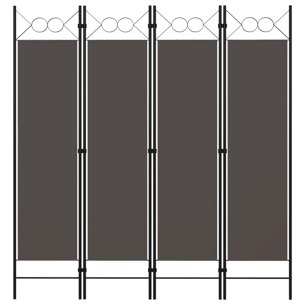 vidaXL Room Divider Freestanding Folding Privacy Screen for Room Separation
