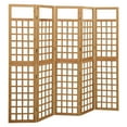 thumbnail image 1 of vidaXL Room Divider Freestanding Privacy Screen for Bedroom Solid Wood Fir, 1 of 73