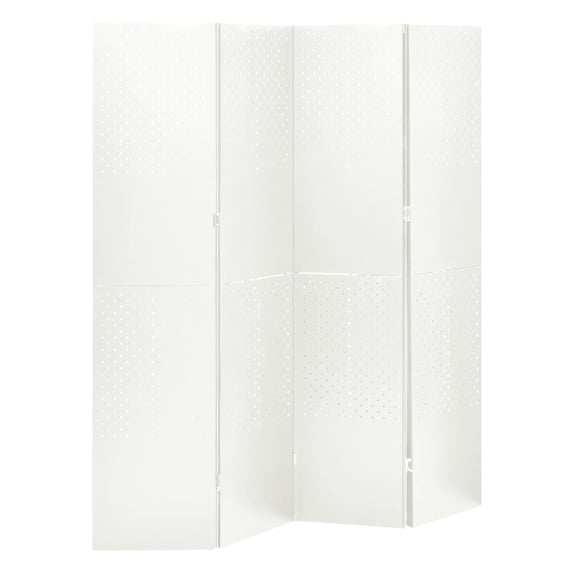 vidaXL Room Divider Freestanding Privacy Screen for Room Separation Steel