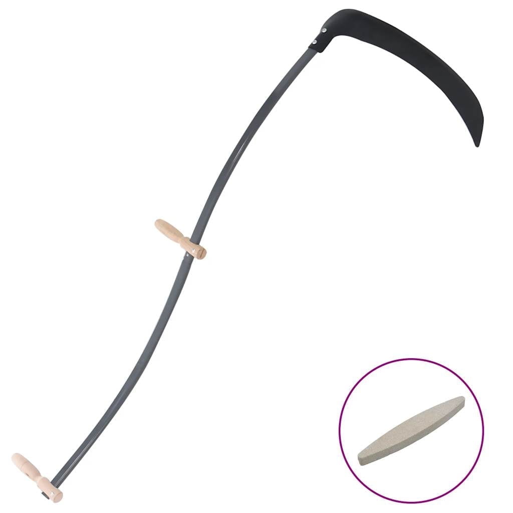 vidaXL 57.1" Scythe with Grinding Stone