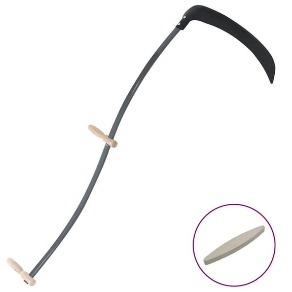 vidaXL 57.1" Scythe with Grinding Stone
