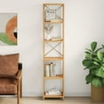 thumbnail image 1 of vidaXL Shelf Bathroom Storage Bookshelf Rack Shelving Unit Solid Wood Oak, 1 of 52