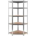 thumbnail image 1 of vidaXL Shelf Storage Bookshelf Shelving Unit 5-Layer Steel and Engineered Wood, 1 of 115