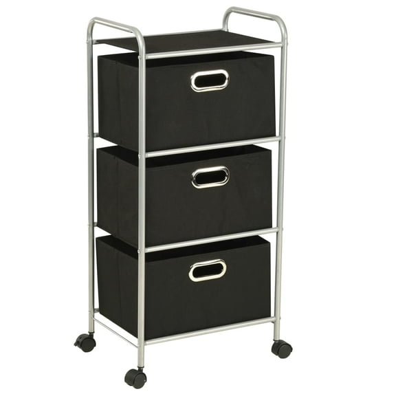 vidaXL Shelving Unit with Storage Boxes Shelf Rack Steel and Non-woven Fabric