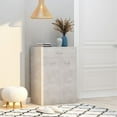 thumbnail image 1 of vidaXL Shoe Cabinet Concrete Gray 23.6"x13.7"x33" Chipboard, 1 of 54