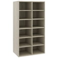 thumbnail image 1 of vidaXL Shoe Cubby Shoe Cabinet with 12 Compartments Shoe Organizer Holder Rack, 1 of 14