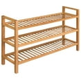 thumbnail image 1 of vidaXL Shoe Rack Shoe Storage Organizer Shoe Shelf for Closet Solid Oak Wood, 1 of 43