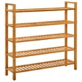 thumbnail image 1 of vidaXL Shoe Rack Shoe Storage Organizer Shoe Shelf for Closet Solid Oak Wood, 1 of 5