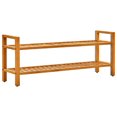 thumbnail image 1 of vidaXL Solid Oak Wood Shoe Rack, 1 of 5
