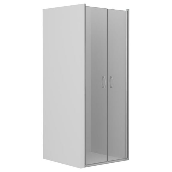 vidaXL Shower Doors Clear ESG Shower Screen Cover Bathroom Home Multi Sizes