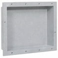 thumbnail image 1 of vidaXL Shower Niche Matt Gray 16.1"x20.1"x3.9", 1 of 7