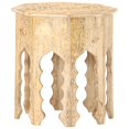 thumbnail image 1 of vidaXL Side Table 18.9" Solid Mango Wood, 1 of 10
