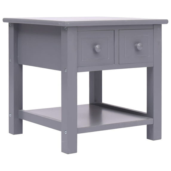 vidaXL Side Table Coffee Table Living Room End Table Nightstand Paulownia Wood