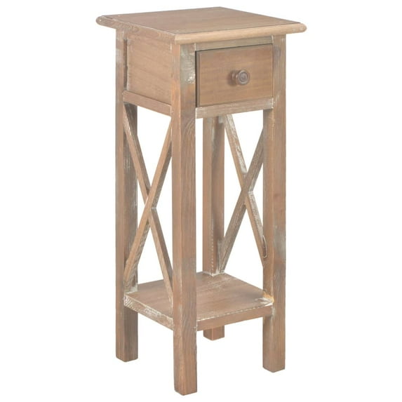 vidaXL Side Table Nightstand Bedside Table Living Room Sofa End Table Wood