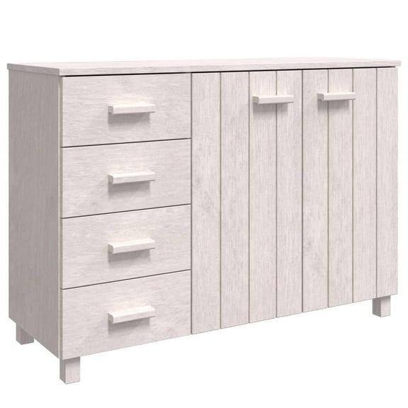 vidaXL Sideboard Buffet Console Cabinet for Kitchen HAMAR Solid Wood Pine