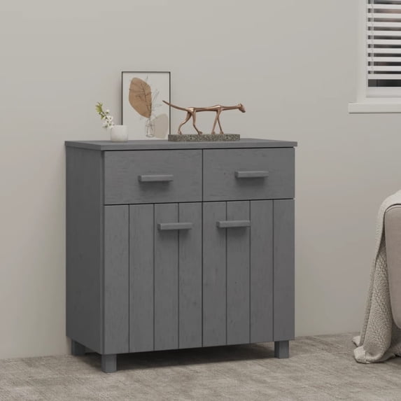 vidaXL Sideboard Buffet Console Cabinet with Storage HAMAR Solid Wood Pine