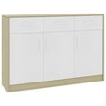 thumbnail image 1 of vidaXL Sideboard Cabinet with Drawers Storage Side Cabinet Engineered Wood, 1 of 25