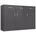 thumbnail image 1 of vidaXL Sideboard Cabinet with Drawers Storage Side Cabinet Engineered Wood, 1 of 24