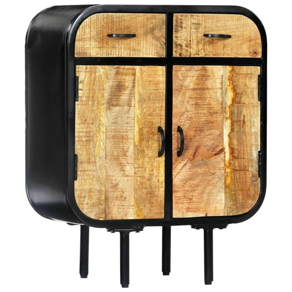 vidaXL Sideboard Cupboard Cabinet Sideboard with 2 Doors Solid Wood Mango