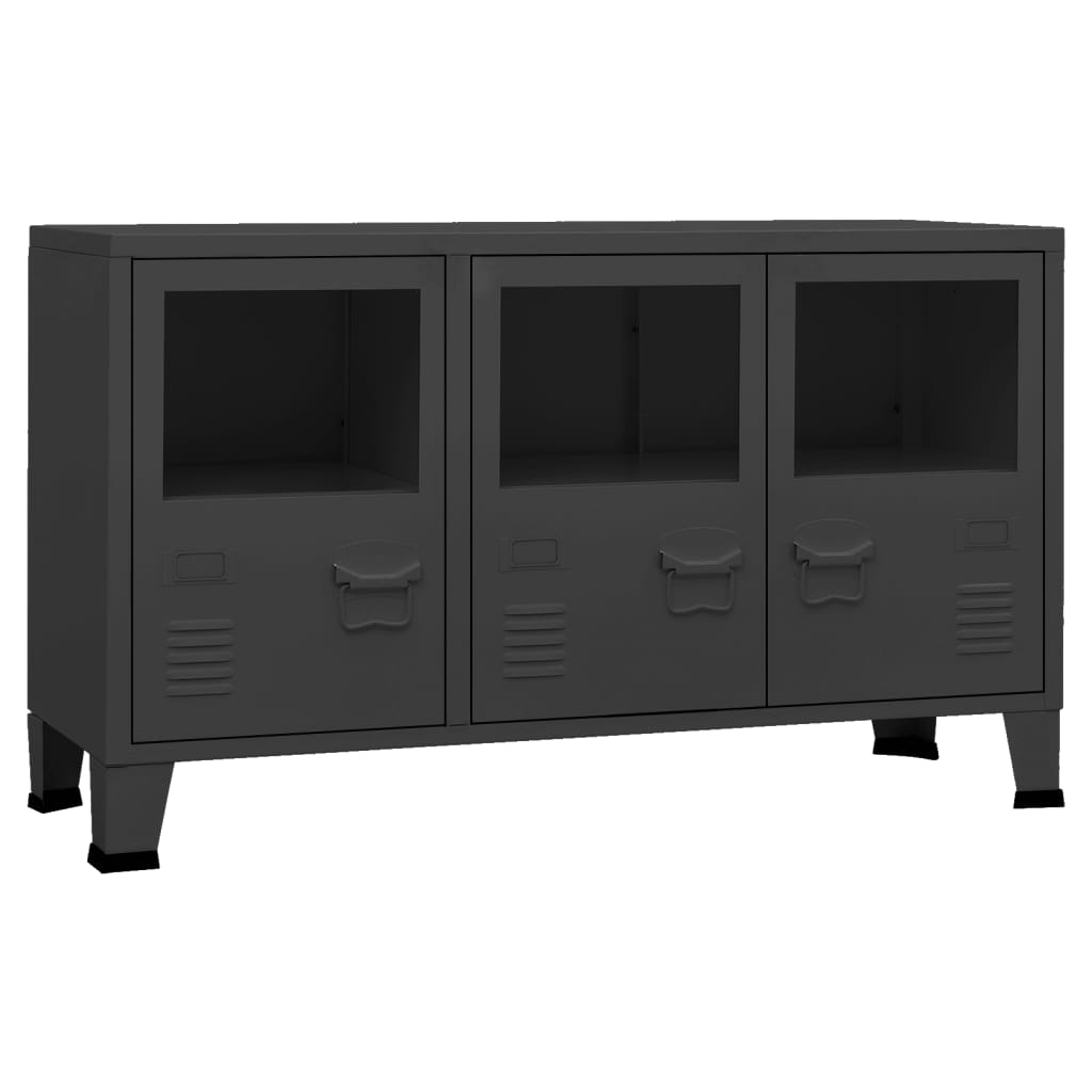 vidaXL Sideboard Industrial Storage for Living Room Metal and