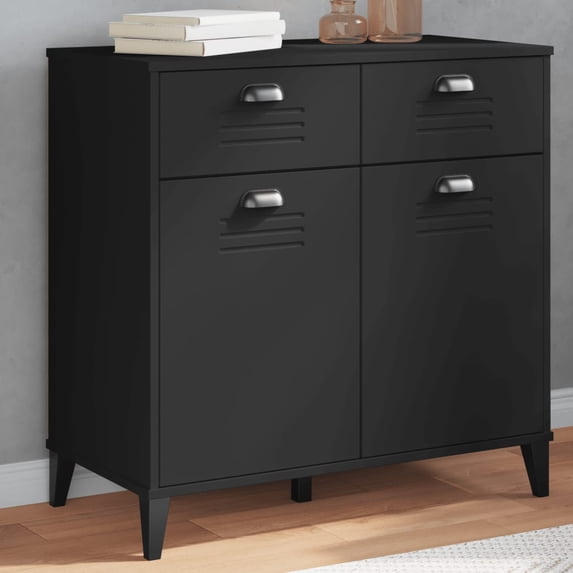 vidaXL Sideboard Storage Side Cabinet Living Room Furniture Solid Wood Pine
