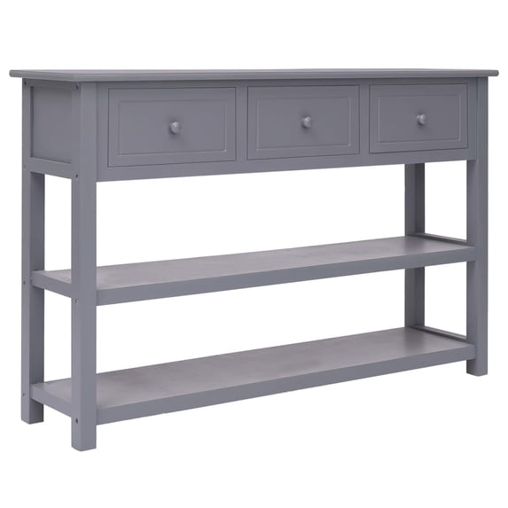 vidaXL Sideboard with 3 Drawers Console Table Side Table with 2 Shelves Wood