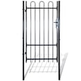thumbnail image 1 of vidaXL Single Door Fence Gate with Hoop Top Garden Fencing Barrier Multi Sizes, 1 of 60