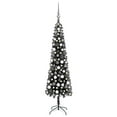 thumbnail image 1 of vidaXL Slim Christmas Tree with LEDs&Ball Set Xmas Decor Multi Colors/Sizes, 1 of 24