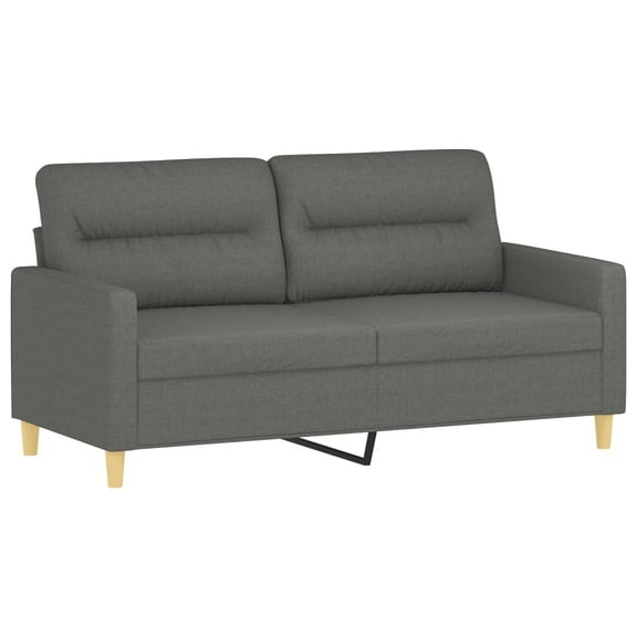 vidaXL Sofa Accent Upholstered 3-Seater Sofa Couch for Living Room Fabric