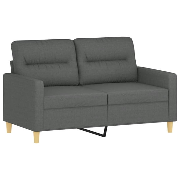 vidaXL Sofa Accent Upholstered 3-Seater Sofa Couch for Living Room Fabric