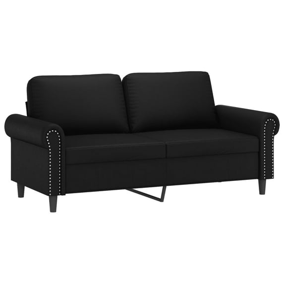 vidaXL Sofa Chair Accent Upholstered Single Sofa Chair Black Faux Leather