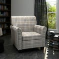 thumbnail image 1 of vidaXL Sofa Chair Cream White Fabric, 1 of 5