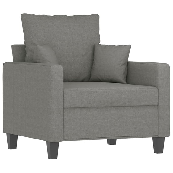 vidaXL Sofa Chair Living Room Accent Upholstered Chair with Armrest Fabric