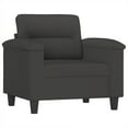 thumbnail image 1 of vidaXL Sofa Chair Living Room Upholstered Chair with Armrest Microfiber Fabric, 1 of 9