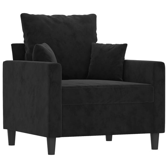vidaXL Sofa Chair Upholstered Single Sofa Armchair for Living Room Velvet