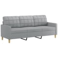 thumbnail image 1 of vidaXL Sofa Upholstered Accent Sofa Chair Couch Living Room Seating Fabric, 1 of 7
