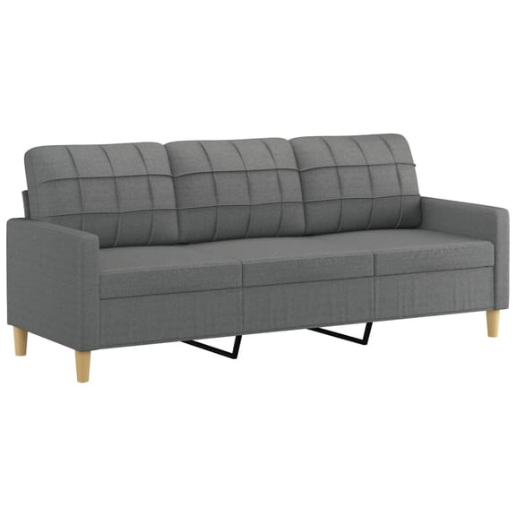 vidaXL Sofa Upholstered Accent Sofa Chair Couch Living Room Seating Fabric