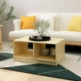 thumbnail image 1 of vidaXL Solid Pinewood Coffee Table 29.5"x13.2" Couch End Table Multi Colors, 1 of 7