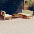 thumbnail image 1 of vidaXL Solid Pinewood Patio Lounge Set 6 Piece with Cushions Multi Colors, 1 of 44