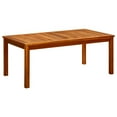 thumbnail image 1 of vidaXL Solid Wood Acacia Patio Coffee Table Garden Couch Table Multi Sizes, 1 of 7