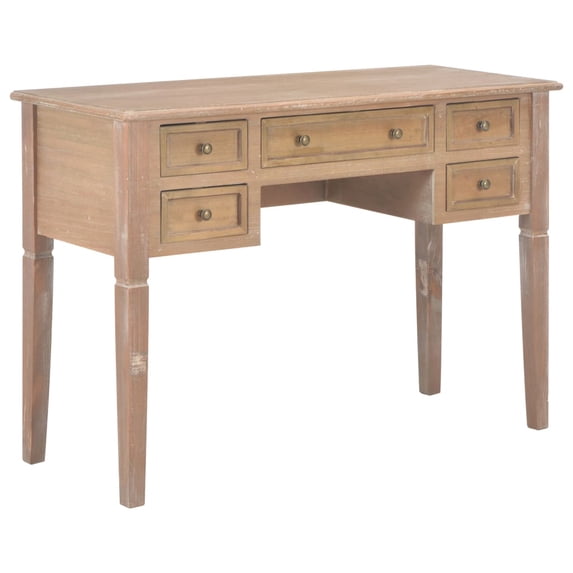 vidaXL Solid Wood Pine Writing Desk MDF Computer Table Office Multi Colors