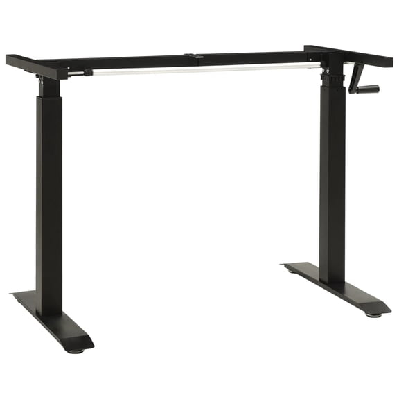 vidaXL Standing Desk Frame Adjustable Legs Computer Desk Base for Home Office