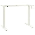 thumbnail image 1 of vidaXL Standing Desk Frame Adjustable Legs Computer Desk Base for Home Office, 1 of 15